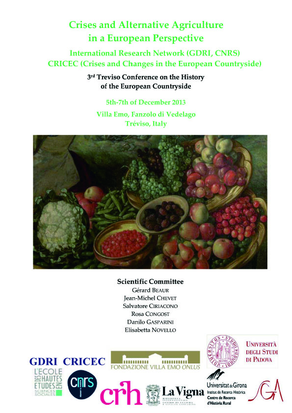 Crises and Alternative Agriculture in a European Perspective - Trévise, Italy -